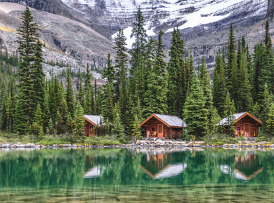 Cabin on the lake